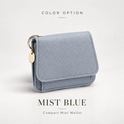 ✨Compact PU Leather Card Wallet with ID Window & Coin Pocket - image 9