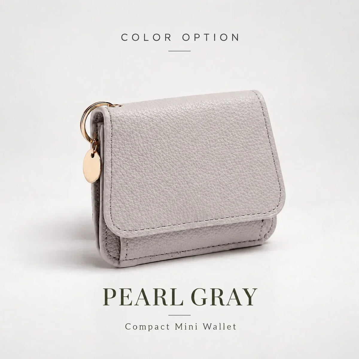 ✨Compact PU Leather Card Wallet with ID Window & Coin Pocket - image 10