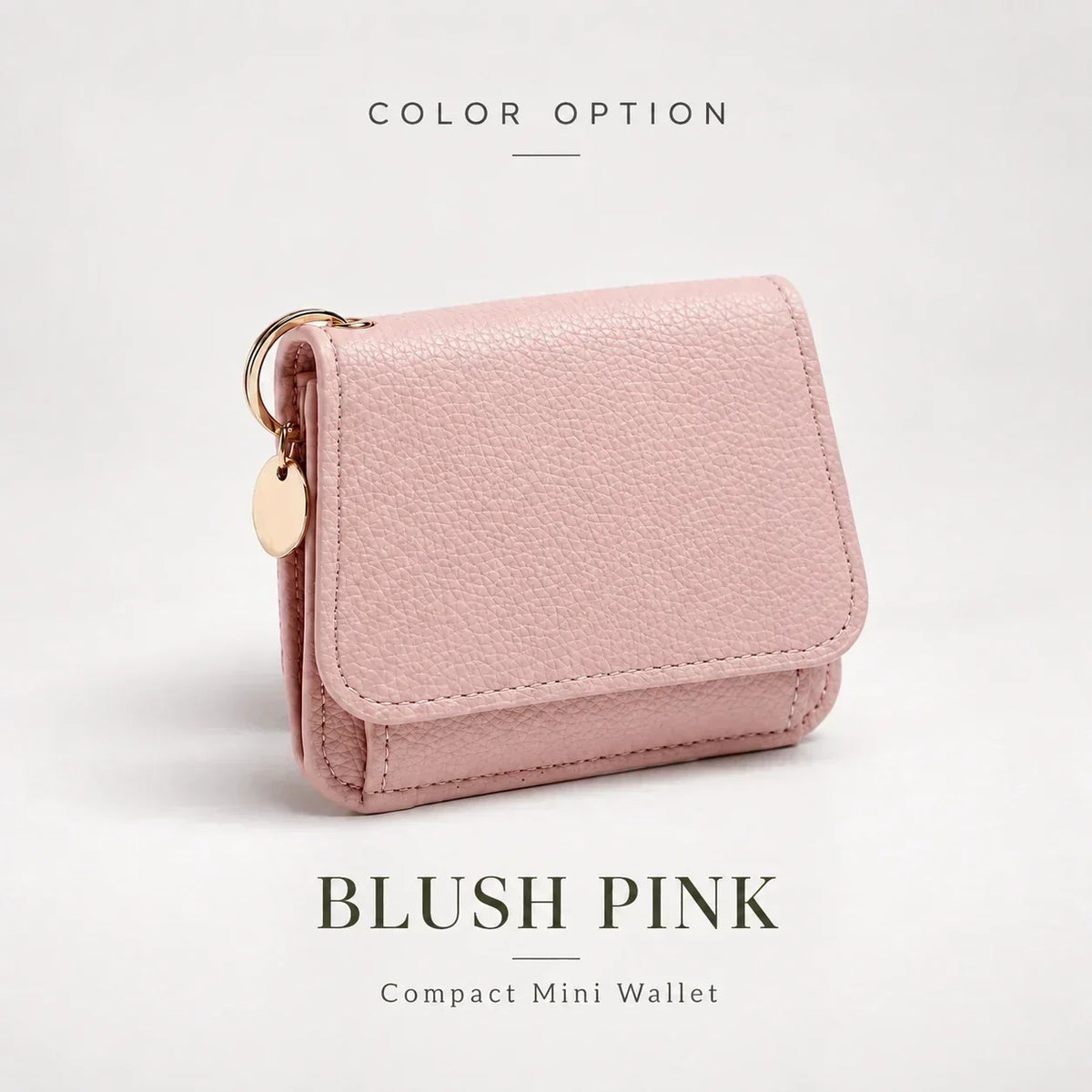 ✨Compact PU Leather Card Wallet with ID Window & Coin Pocket - image 12