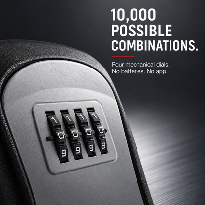 🔐🏠 Never Get Locked Out Again! 🔑 | 4-Digit Wall-Mounted Key Lock Box 🛡️✨ - image 1