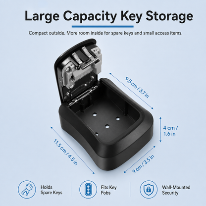 🔐🏠 Never Get Locked Out Again! 🔑 | 4-Digit Wall-Mounted Key Lock Box 🛡️✨ - image 8