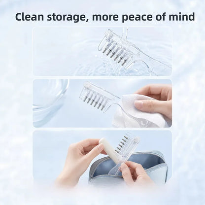 💧Refillable Scalp Oil Applicator Comb with 6 Metal Massage Tips – Even Root Serum Distribution & Scalp Stimulation for Hair Care - image 5