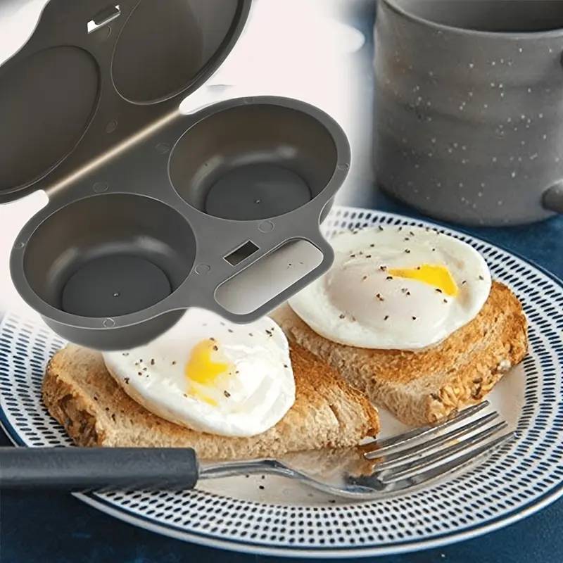 🍳 Microwave Egg Poacher 🥚💛 Quick Easy Convenient Egg Cooker with Lid & Handle for Perfect Breakfasts - image 12