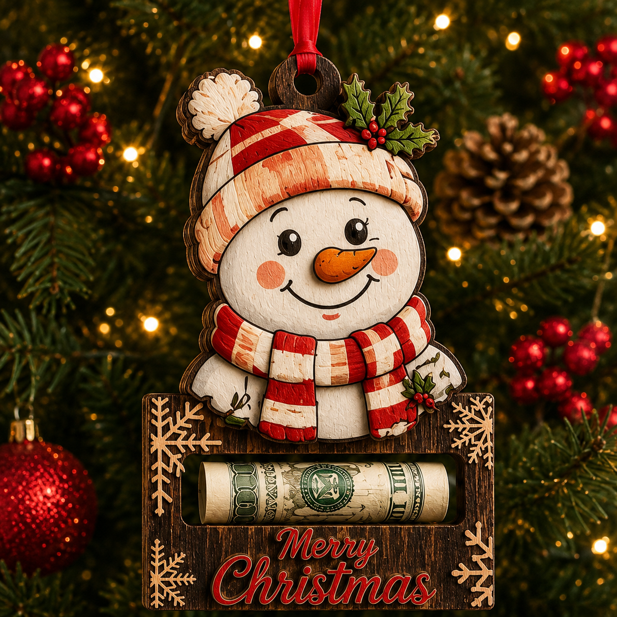 🔥Last 80 pcs✨⏰Last day 50% off🔥 Christmas Cash Gift Ornament
