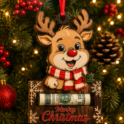 🔥Last 80 pcs✨⏰Last day 50% off🔥 Christmas Cash Gift Ornament
