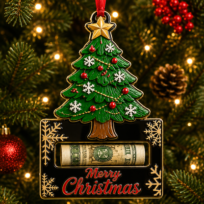 🔥Last 80 pcs✨⏰Last day 50% off🔥 Christmas Cash Gift Ornament
