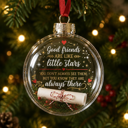 🔥Last 50 pcs✨Fillable Christmas Ornament Keepsake Gift