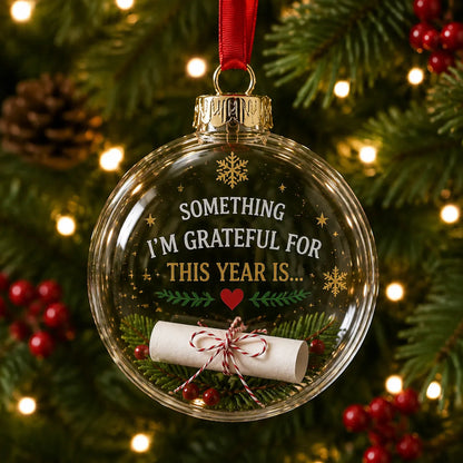 🔥Last 50 pcs✨Fillable Christmas Ornament Keepsake Gift