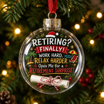 🔥Last 50 pcs✨Fillable Christmas Ornament Keepsake Gift