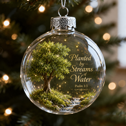 ✨ Psalms Scripture Christmas Ornament