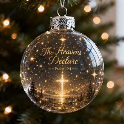 ✨ Psalms Scripture Christmas Ornament