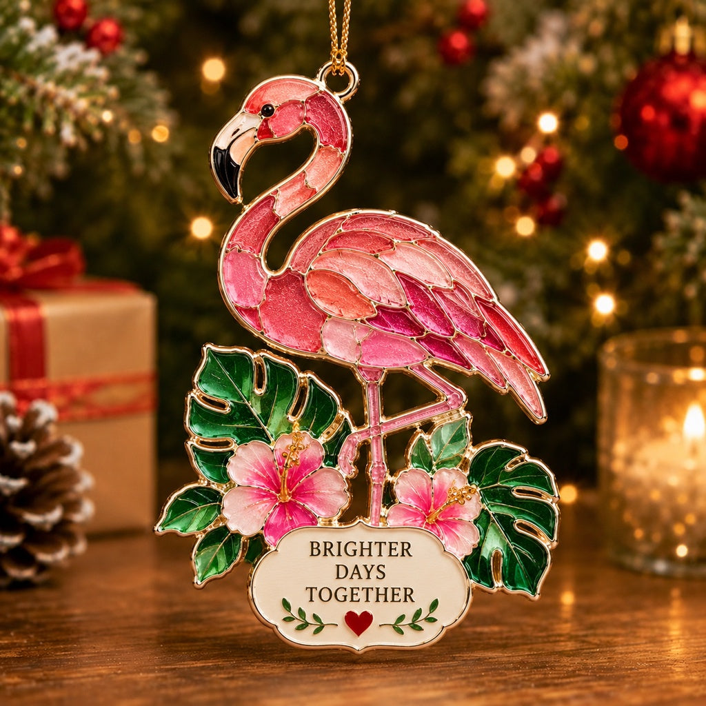 🐚 Sea Glass Animal Christmas Ornament – "Where Love Blooms, Miracles Happen" Holiday Keepsake - image 3