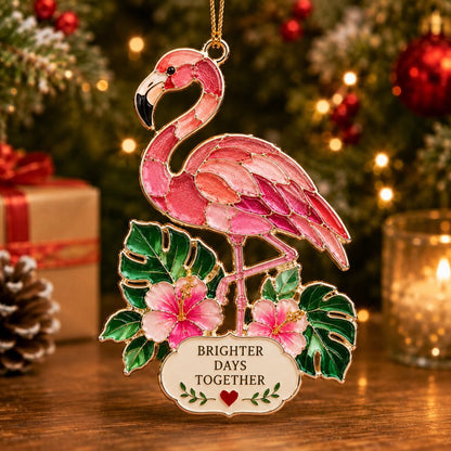 🐚 Sea Glass Animal Christmas Ornament – "Where Love Blooms, Miracles Happen" Holiday Keepsake - image 3