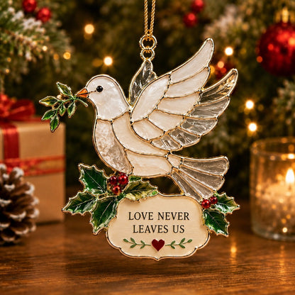 🐚 Sea Glass Animal Christmas Ornament – "Where Love Blooms, Miracles Happen" Holiday Keepsake - image 4