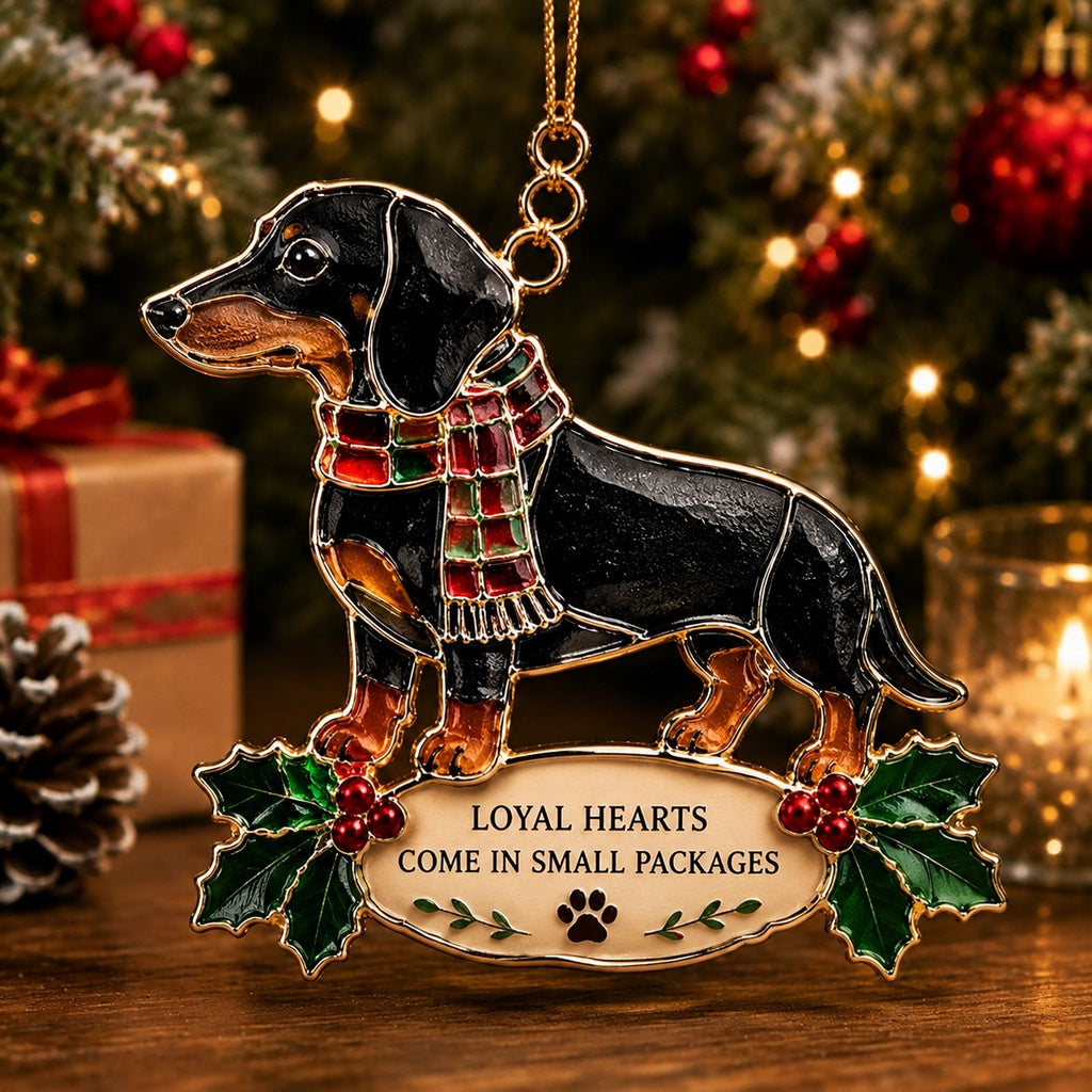 🐚 Sea Glass Animal Christmas Ornament – "Where Love Blooms, Miracles Happen" Holiday Keepsake - image 6