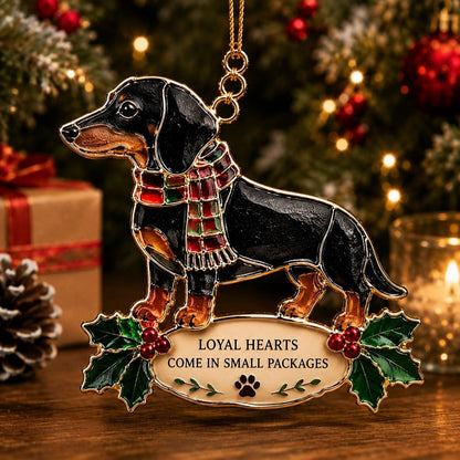🐚 Sea Glass Animal Christmas Ornament – "Where Love Blooms, Miracles Happen" Holiday Keepsake - image 6