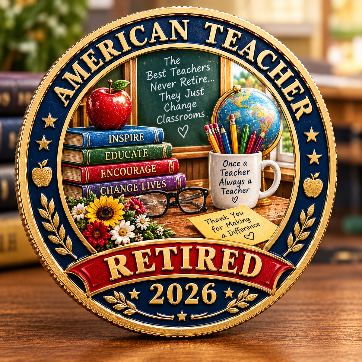 2026 Retired American Hero Commemorative Coin - image 1