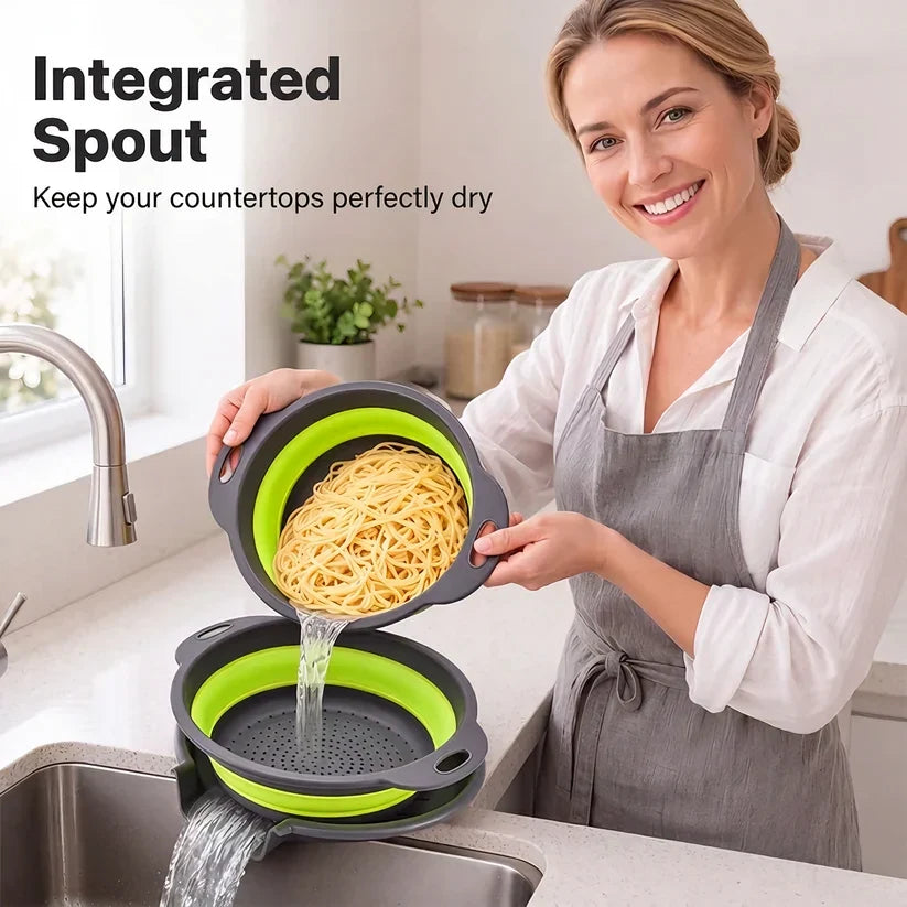 Colanders 3-Pack Sturdy Kitchen Strainer Set🥗 - image 4