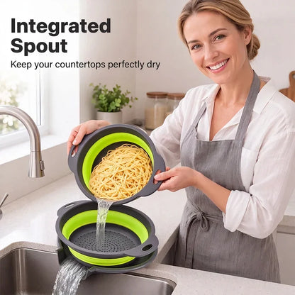 Colanders 3-Pack Sturdy Kitchen Strainer Set🥗 - image 4