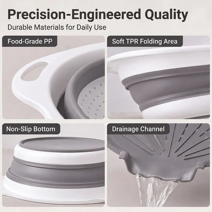 Colanders 3-Pack Sturdy Kitchen Strainer Set🥗 - image 5