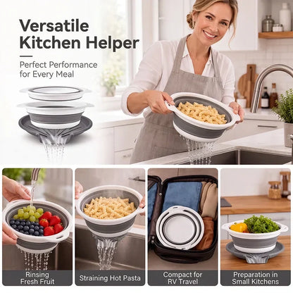 Colanders 3-Pack Sturdy Kitchen Strainer Set🥗 - image 6