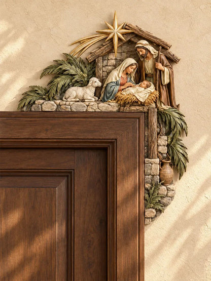 Christmas Nativity Door Frame Corner Decor - image 2