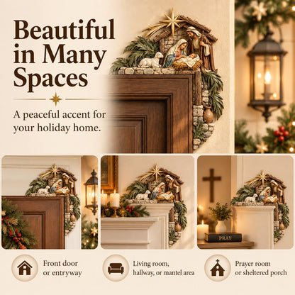 Christmas Nativity Door Frame Corner Decor - image 3