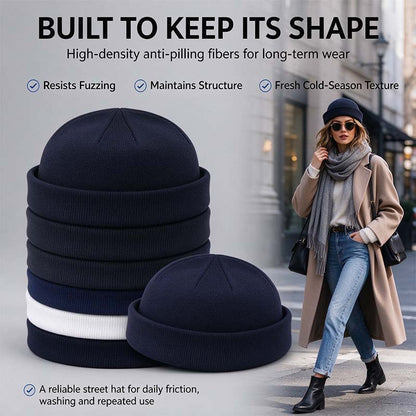 2026 Autumn-Winter Unisex Korean-Style Brimless Sailor Headwear 🧢