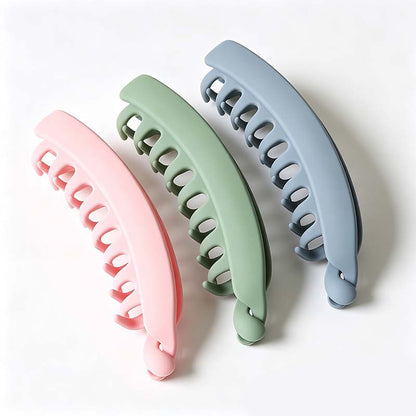 3 PCS Banana Hair Clips for Women, Cute and Stylish French Hair Claw Clips✨ - image 13