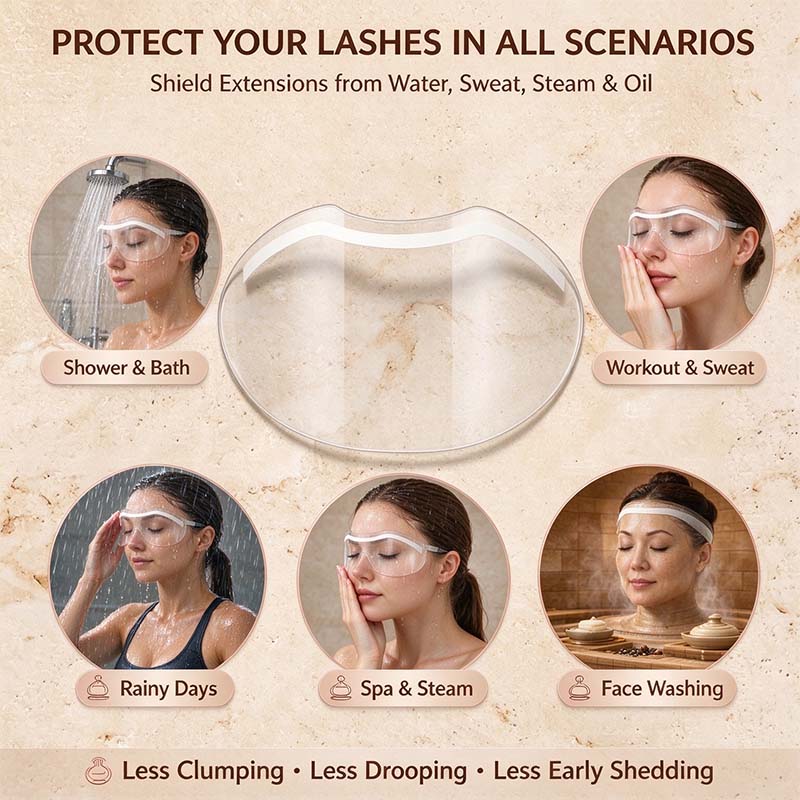25 Pcs Waterproof Protector for Lash Extensions 💧👁️✨