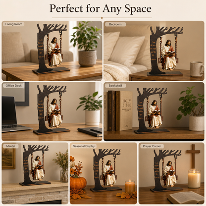 🔥✝️📚Christian Jesus Swing Ornament - image 3