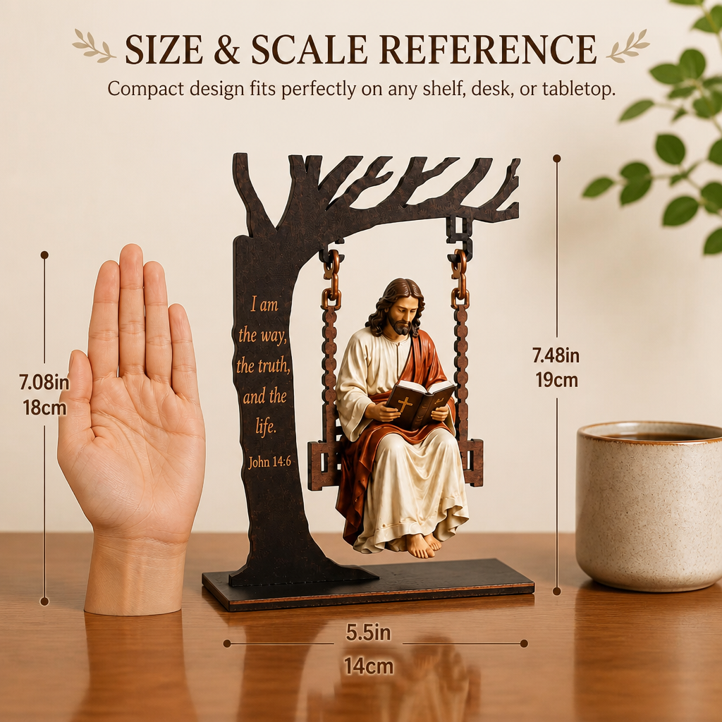 🔥✝️📚Christian Jesus Swing Ornament - image 6