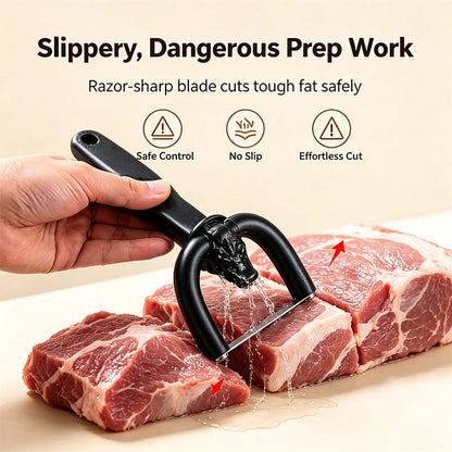 2-in-1 Handheld Meat Cutter and Fat Trimmer, Meat Fat Trimming Tool🥩 - image 2
