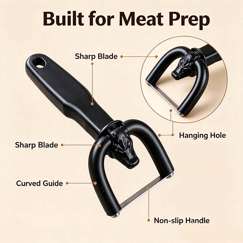 2-in-1 Handheld Meat Cutter and Fat Trimmer, Meat Fat Trimming Tool🥩 - image 6