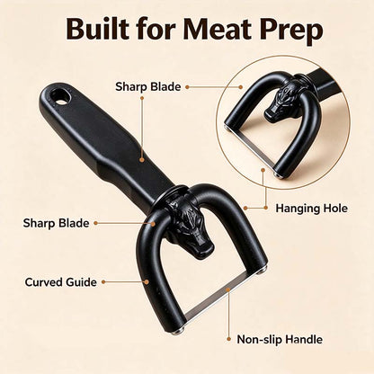 2-in-1 Handheld Meat Cutter and Fat Trimmer, Meat Fat Trimming Tool🥩 - image 6