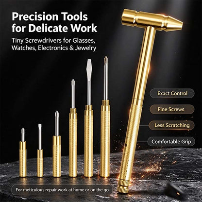 6 in 1 Mini Multifunction Hammer & Screwdriver Hand Tools Ideal 🛠️
