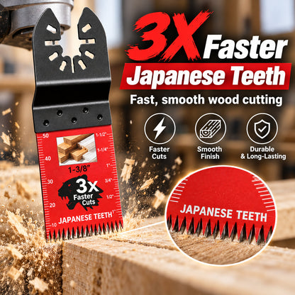 🔥 Cut Faster & Cleaner — Japanese-Tooth Oscillating Saw Blades | Universal Fit, 10–50 Pack 🪚 - image 5