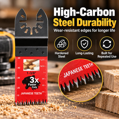 🔥 Cut Faster & Cleaner — Japanese-Tooth Oscillating Saw Blades | Universal Fit, 10–50 Pack 🪚 - image 1