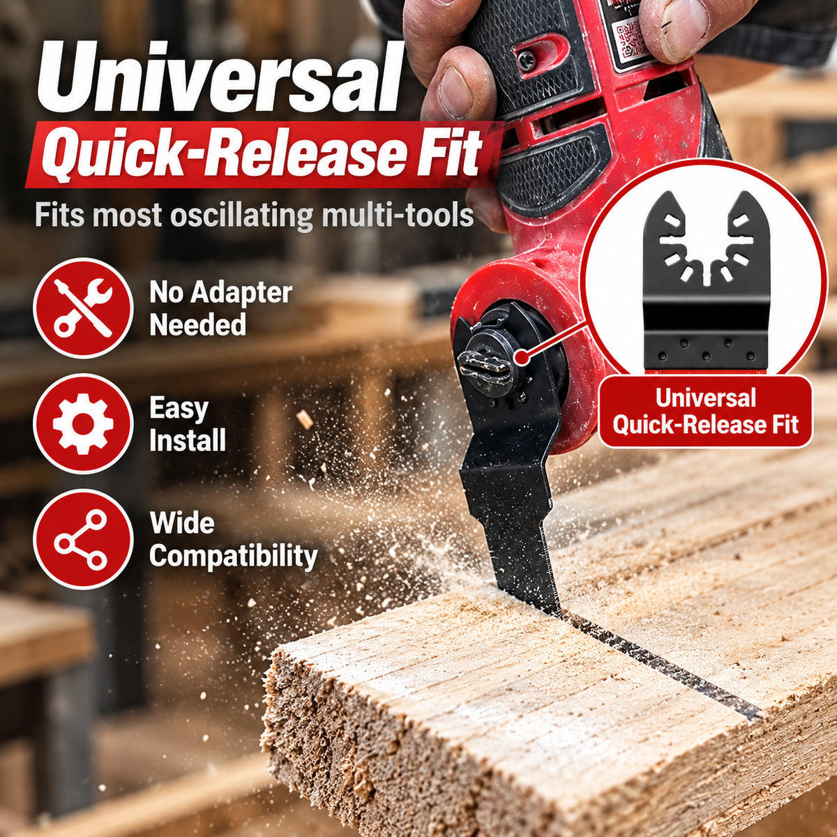 🔥 Cut Faster & Cleaner — Japanese-Tooth Oscillating Saw Blades | Universal Fit, 10–50 Pack 🪚 - image 2