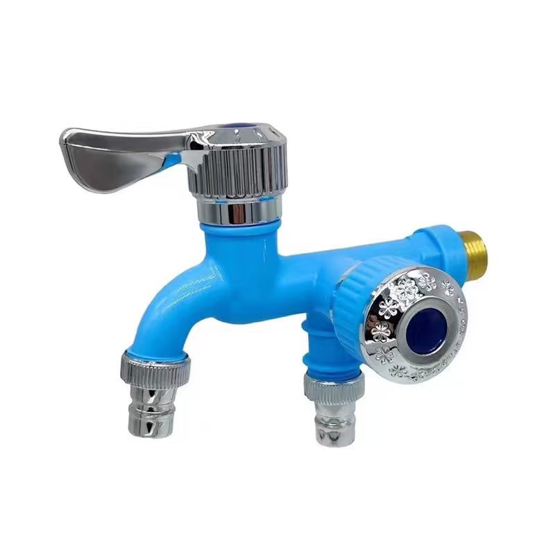 Dual Outlet Washing Machine Plastic Faucet, 1 In 2 Out Water Plastic Tap🚰 - image 12