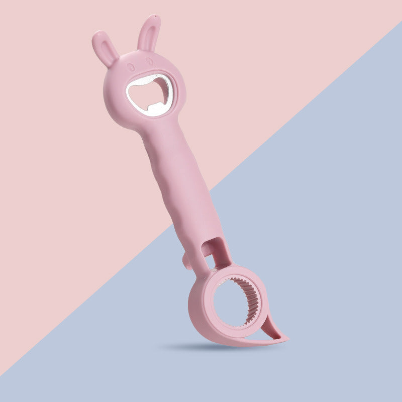 4‑in‑1 Multi‑Function Bottle & Jar Opener, Bunny‑Shaped Kitchen Opener Tool with Bottle Opener 🐰🍾 - image 11