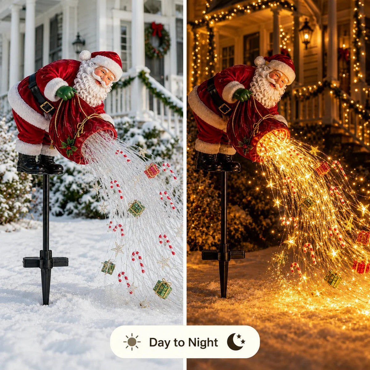 🎅 Santa’s Magic Pour – Flowing LED Christmas Garden Light 🎁 - image 7