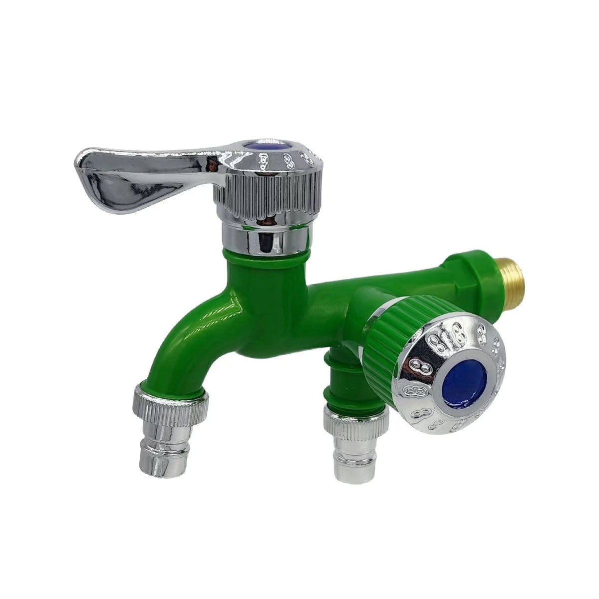 Dual Outlet Washing Machine Plastic Faucet, 1 In 2 Out Water Plastic Tap🚰 - image 13