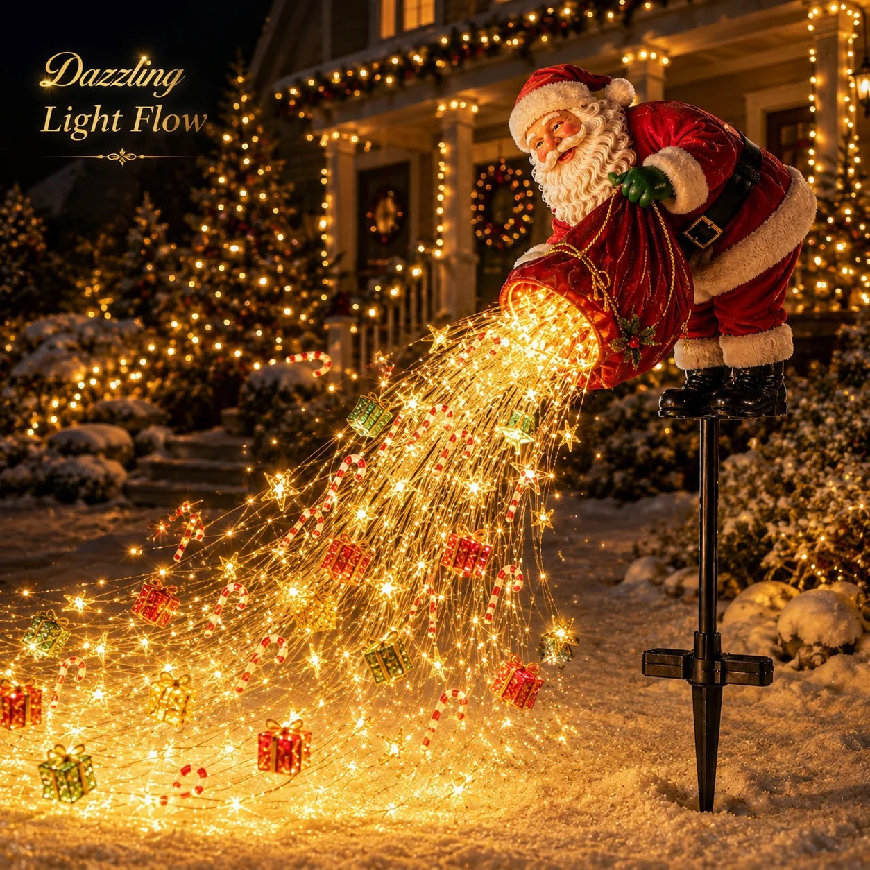 🎅 Santa’s Magic Pour – Flowing LED Christmas Garden Light 🎁 - image 9