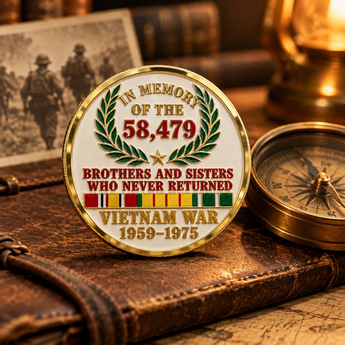 Forever Remembered — Vietnam War Memorial Commemorative Medallion