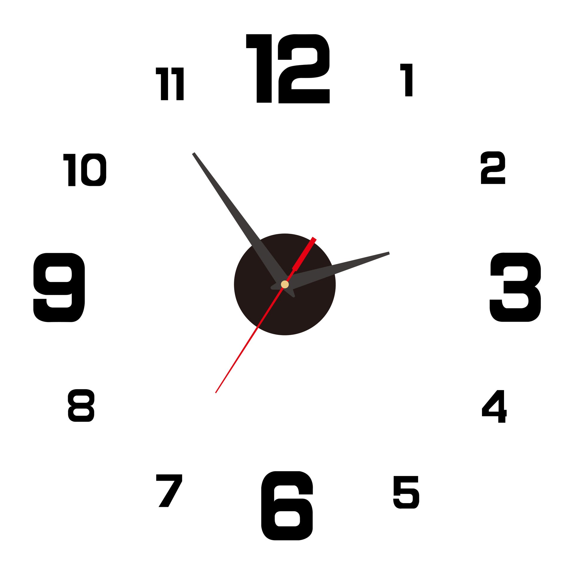 🥳2026 HOT SALE🥳⏰3D DIY Luminous Acrylic Wall Clock Set - image 15