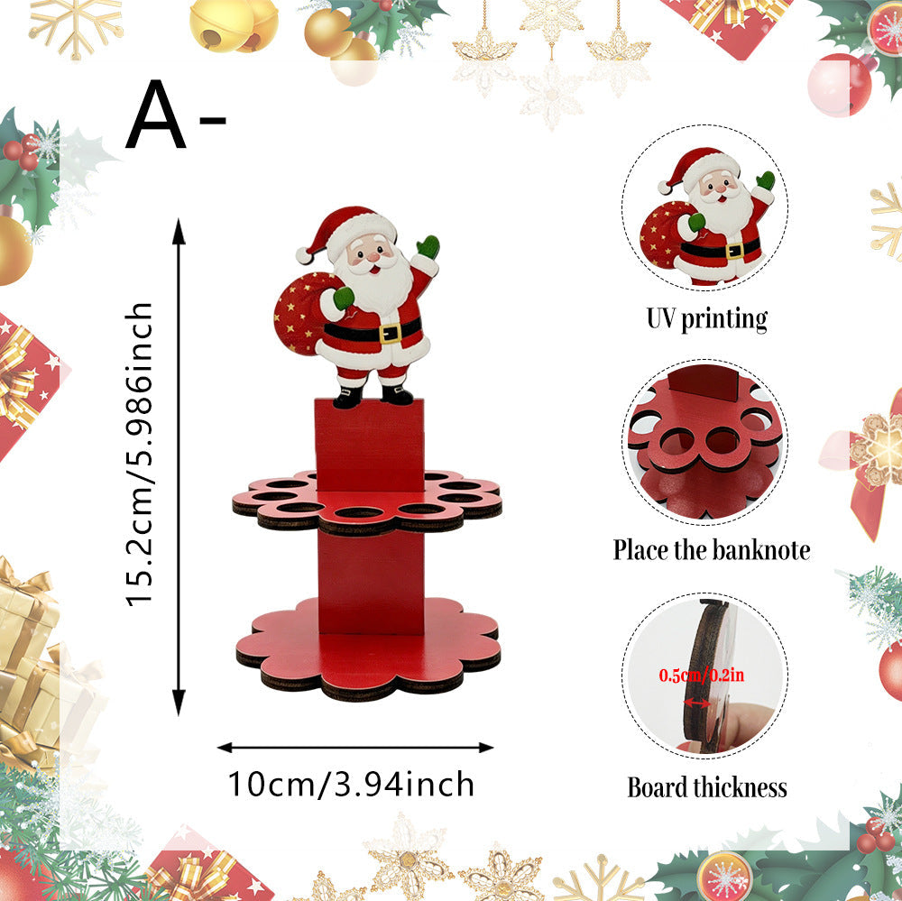 Christmas Tabletop Wooden Money Holder 🎁 - image 6