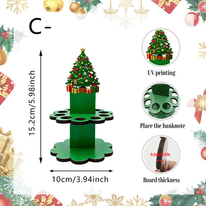 Christmas Tabletop Wooden Money Holder 🎁 - image 8