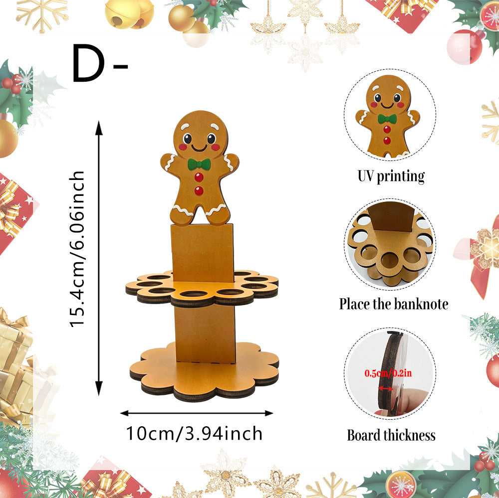 Christmas Tabletop Wooden Money Holder 🎁 - image 9