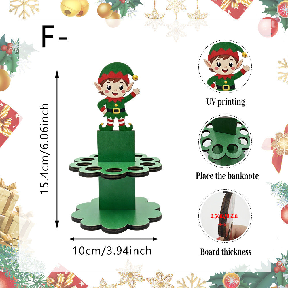 Christmas Tabletop Wooden Money Holder 🎁 - image 11